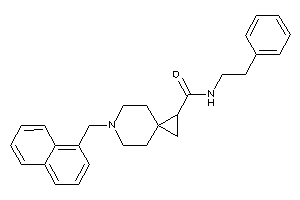 6-(1-naphthylmethyl)-N-phenethyl-6-azaspiro[2.5]octane-2-carboxamide