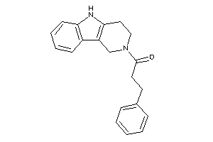 3-phenyl-1-(1,3,4,5-tetrahydropyrido[4,3-b]indol-2-yl)propan-1-one