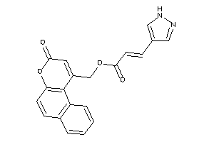 3-(1H-pyrazol-4-yl)acrylic Acid (3-ketobenzo[f]chromen-1-yl)methyl Ester