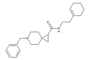 6-benzyl-N-(2-cyclohexen-1-ylethyl)-6-azaspiro[2.5]octane-2-carboxamide