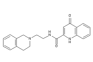 N-[2-(3,4-dihydro-1H-isoquinolin-2-yl)ethyl]-4-keto-1H-quinoline-2-carboxamide