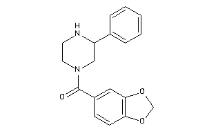 1,3-benzodioxol-5-yl-(3-phenylpiperazino)methanone