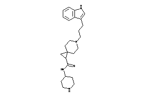 6-[3-(1H-indol-3-yl)propyl]-N-(4-piperidyl)-6-azaspiro[2.5]octane-2-carboxamide