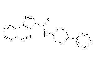 N-(4-phenylcyclohexyl)pyrazolo[1,5-a]quinazoline-3-carboxamide