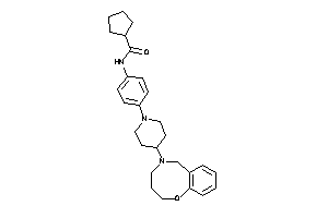 N-[4-[4-(2,3,4,6-tetrahydro-1,5-benzoxazocin-5-yl)piperidino]phenyl]cyclopentanecarboxamide