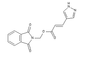 3-(1H-pyrazol-4-yl)acrylic Acid Phthalimidomethyl Ester