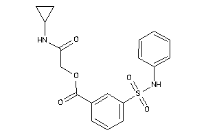 3-(phenylsulfamoyl)benzoic Acid [2-(cyclopropylamino)-2-keto-ethyl] Ester