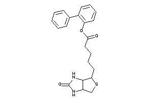 5-(2-keto-1,3,3a,4,6,6a-hexahydrothieno[3,4-d]imidazol-4-yl)valeric Acid (2-phenylphenyl) Ester