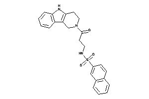 N-[3-keto-3-(1,3,4,5-tetrahydropyrido[4,3-b]indol-2-yl)propyl]naphthalene-2-sulfonamide