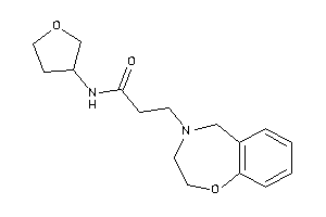 3-(3,5-dihydro-2H-1,4-benzoxazepin-4-yl)-N-tetrahydrofuran-3-yl-propionamide