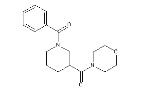 (1-benzoyl-3-piperidyl)-morpholino-methanone