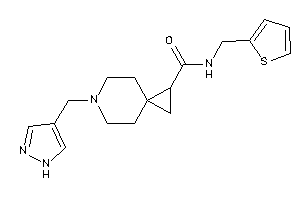 6-(1H-pyrazol-4-ylmethyl)-N-(2-thenyl)-6-azaspiro[2.5]octane-2-carboxamide