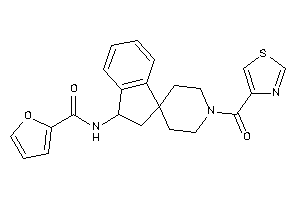 N-[1'-(thiazole-4-carbonyl)spiro[indane-3,4'-piperidine]-1-yl]-2-furamide