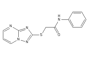 Image of N-phenyl-2-([1,2,4]triazolo[1,5-a]pyrimidin-2-ylthio)acetamide