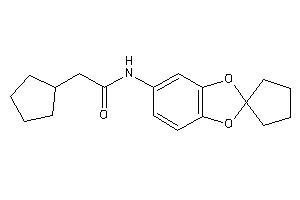 2-cyclopentyl-N-spiro[1,3-benzodioxole-2,1'-cyclopentane]-5-yl-acetamide