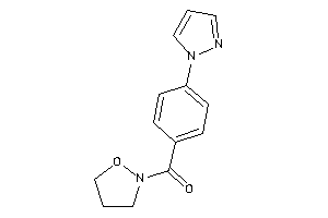 Isoxazolidin-2-yl-(4-pyrazol-1-ylphenyl)methanone