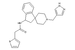 N-[1'-(1H-pyrazol-4-ylmethyl)spiro[indane-3,4'-piperidine]-1-yl]-2-(2-thienyl)acetamide