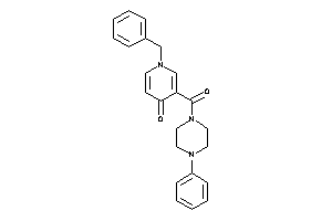 1-benzyl-3-(4-phenylpiperazine-1-carbonyl)-4-pyridone