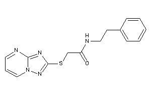 N-phenethyl-2-([1,2,4]triazolo[1,5-a]pyrimidin-2-ylthio)acetamide