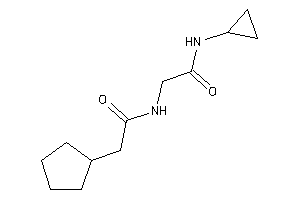 2-[(2-cyclopentylacetyl)amino]-N-cyclopropyl-acetamide