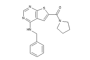 [4-(benzylamino)thieno[2,3-d]pyrimidin-6-yl]-pyrrolidino-methanone