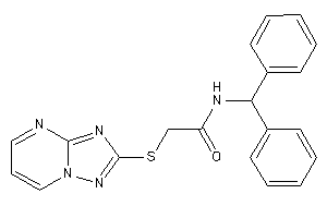 Image of N-benzhydryl-2-([1,2,4]triazolo[1,5-a]pyrimidin-2-ylthio)acetamide