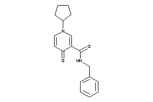 N-benzyl-1-cyclopentyl-4-keto-nicotinamide