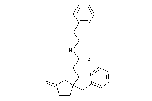 3-(2-benzyl-5-keto-pyrrolidin-2-yl)-N-phenethyl-propionamide