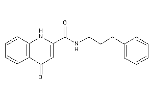 4-keto-N-(3-phenylpropyl)-1H-quinoline-2-carboxamide