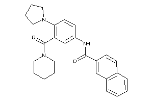 N-[3-(piperidine-1-carbonyl)-4-pyrrolidino-phenyl]-2-naphthamide