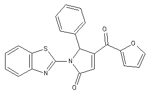 1-(1,3-benzothiazol-2-yl)-4-(2-furoyl)-5-phenyl-3-pyrrolin-2-one