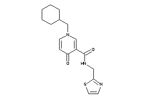 1-(cyclohexylmethyl)-4-keto-N-(thiazol-2-ylmethyl)nicotinamide