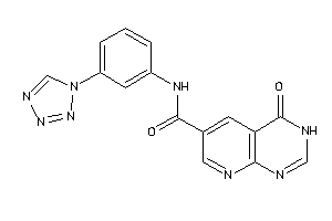 4-keto-N-[3-(tetrazol-1-yl)phenyl]-3H-pyrido[2,3-d]pyrimidine-6-carboxamide