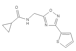 N-[[3-(2-thienyl)-1,2,4-oxadiazol-5-yl]methyl]cyclopropanecarboxamide