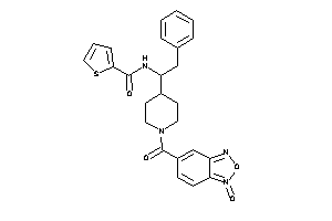 Image of N-[1-[1-(1-ketobenzofurazan-5-carbonyl)-4-piperidyl]-2-phenyl-ethyl]thiophene-2-carboxamide