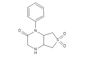 6,6-diketo-1-phenyl-3,4,4a,5,7,7a-hexahydrothieno[3,4-b]pyrazin-2-one