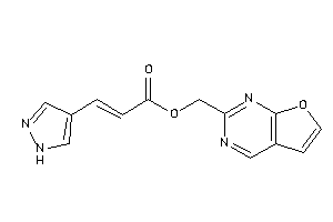 Image of 3-(1H-pyrazol-4-yl)acrylic Acid Furo[2,3-d]pyrimidin-2-ylmethyl Ester