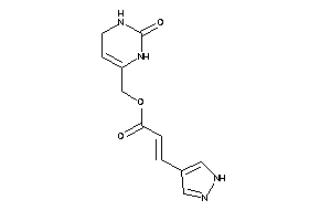 3-(1H-pyrazol-4-yl)acrylic Acid (2-keto-3,4-dihydro-1H-pyrimidin-6-yl)methyl Ester