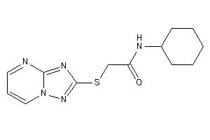 Image of N-cyclohexyl-2-([1,2,4]triazolo[1,5-a]pyrimidin-2-ylthio)acetamide