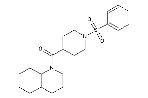 3,4,4a,5,6,7,8,8a-octahydro-2H-quinolin-1-yl-(1-besyl-4-piperidyl)methanone