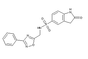 2-keto-N-[(3-phenyl-1,2,4-oxadiazol-5-yl)methyl]indoline-5-sulfonamide