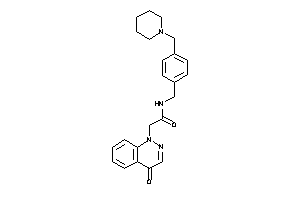 2-(4-ketocinnolin-1-yl)-N-[4-(piperidinomethyl)benzyl]acetamide