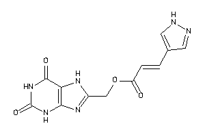 3-(1H-pyrazol-4-yl)acrylic Acid (2,6-diketo-3,7-dihydropurin-8-yl)methyl Ester