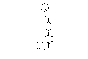 1-[2-keto-2-(4-phenethylpiperidino)ethyl]quinazoline-2,4-quinone