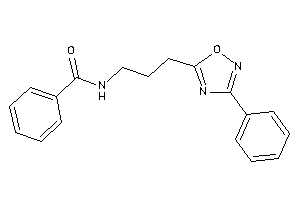 N-[3-(3-phenyl-1,2,4-oxadiazol-5-yl)propyl]benzamide