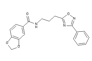 N-[3-(3-phenyl-1,2,4-oxadiazol-5-yl)propyl]-piperonylamide