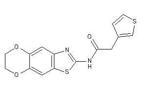 Image of N-(6,7-dihydro-[1,4]dioxino[2,3-f][1,3]benzothiazol-2-yl)-2-(3-thienyl)acetamide