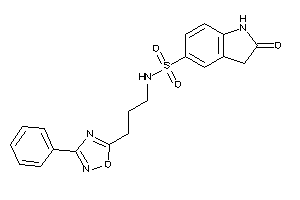 2-keto-N-[3-(3-phenyl-1,2,4-oxadiazol-5-yl)propyl]indoline-5-sulfonamide