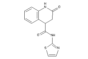 2-keto-N-thiazol-2-yl-3,4-dihydro-1H-quinoline-4-carboxamide