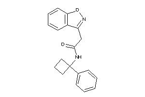 2-indoxazen-3-yl-N-(1-phenylcyclobutyl)acetamide